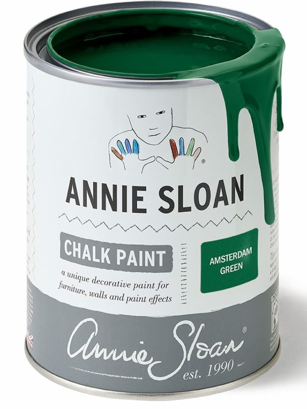 Annie Sloan Amsterdam Green κυπαρισσί χρώμα κιμωλίας
