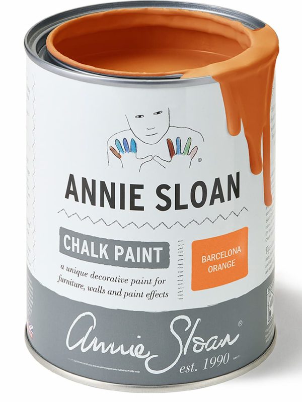 Annie Sloan Barcelona Orange – Έντονο Πορτοκαλί Χρώμα Κιμωλίας