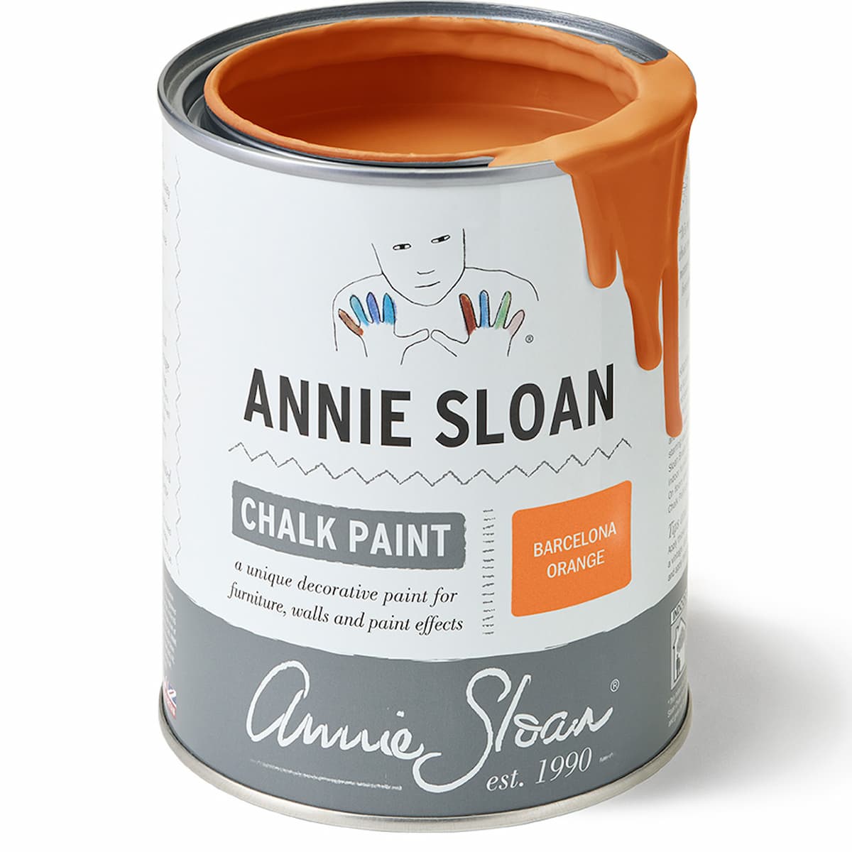 Annie Sloan Barcelona Orange – Έντονο Πορτοκαλί Χρώμα Κιμωλίας