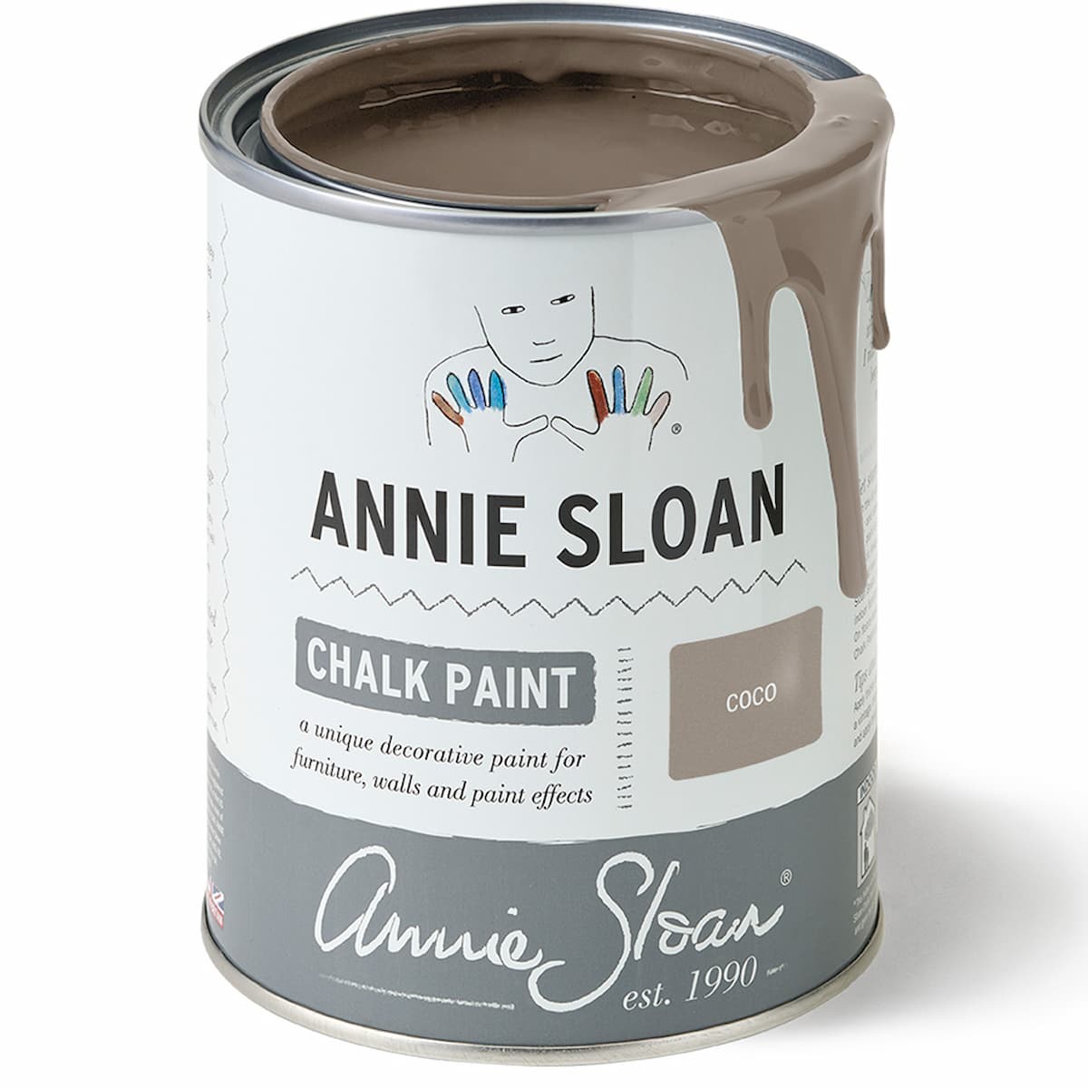 Annie Sloan Coco απαλό καφέ-γκρι Χρώμα Κιμωλίας