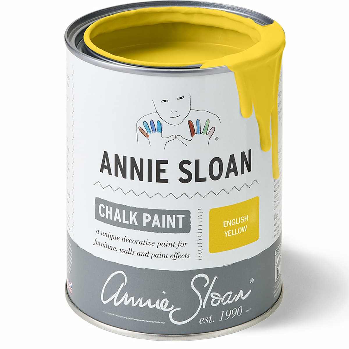 Annie Sloan English Yellow φωτεινό κίτρινο Χρώμα Κιμωλίας