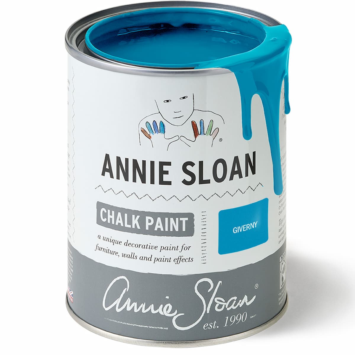 Annie Sloan Giverny – Έντονο γαλαζοπράσινο χρώμα κιμωλίας
