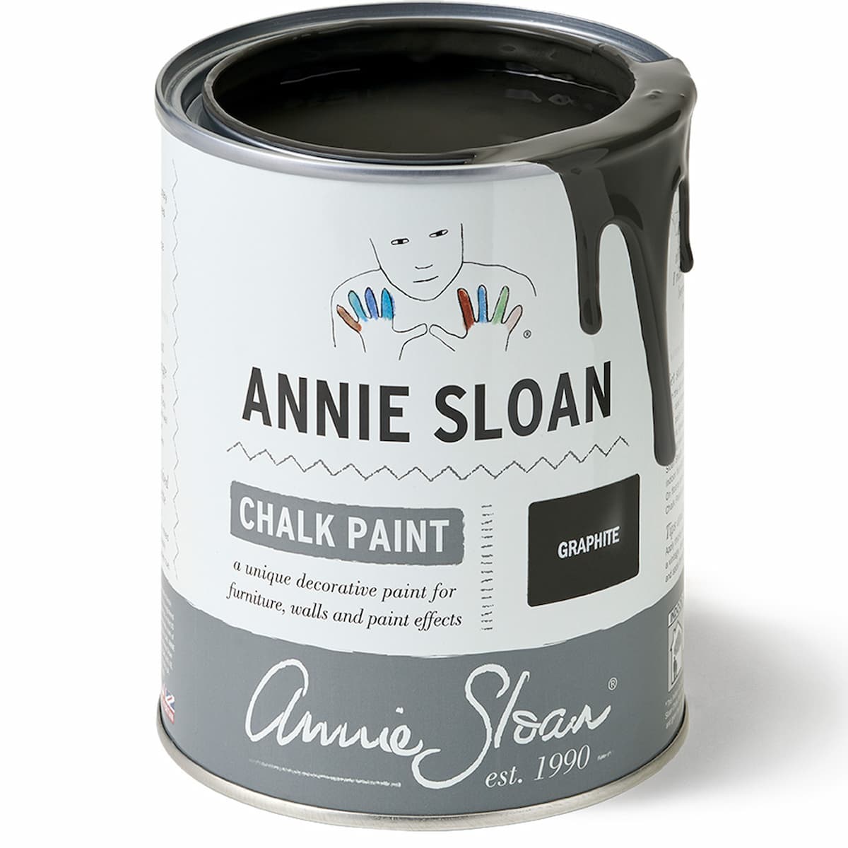 Δοχείο Annie Sloan Chalk Paint στην απόχρωση Graphite