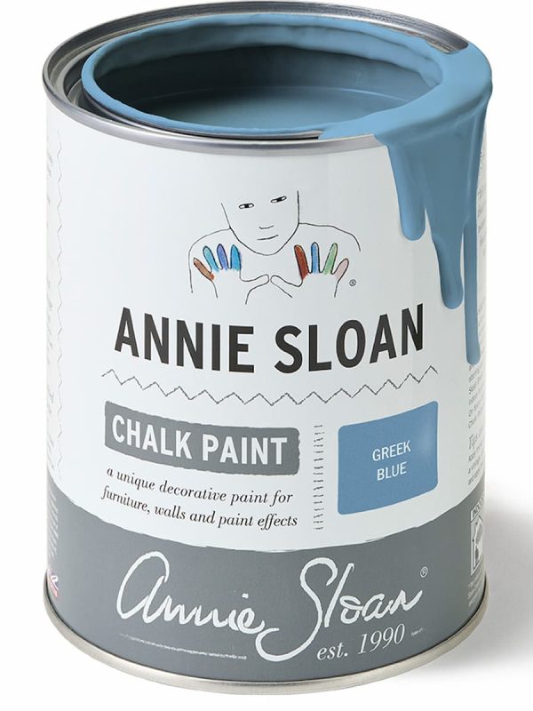 Annie Sloan Greek Blue μεσογειακό μπλε χρώμα κιμωλίας