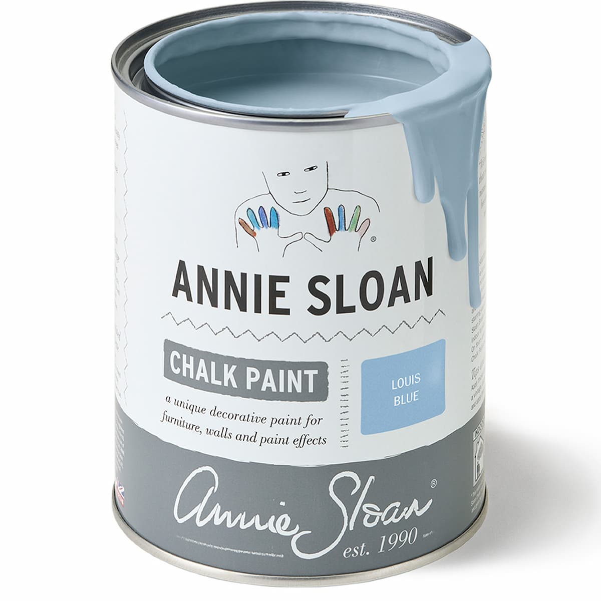Annie Sloan Louis Blue παστέλ γαλάζιο χρώμα κιμωλίας