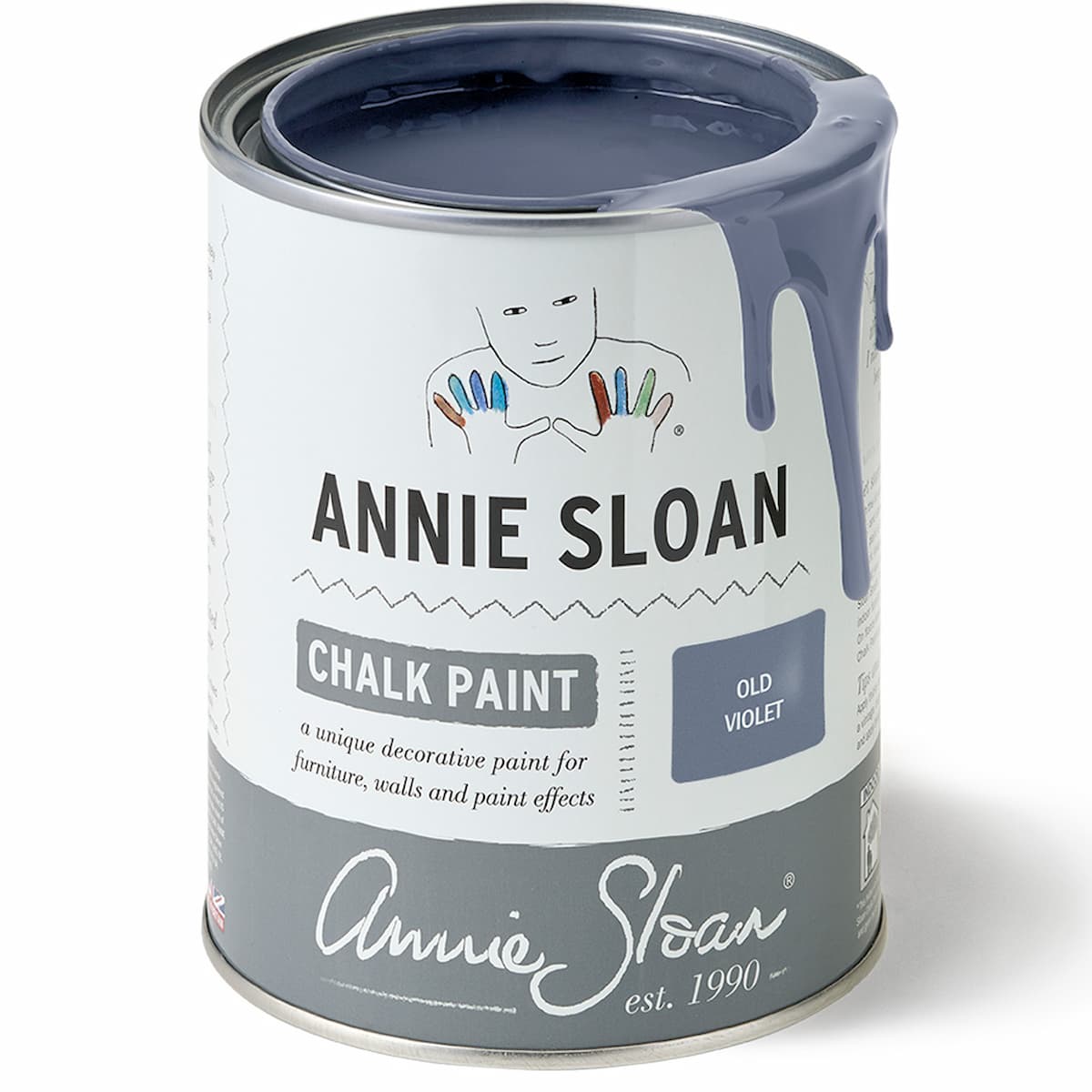Annie Sloan Old Violet – Βαθύ σκονισμένο μοβ Χρώμα Κιμωλίας