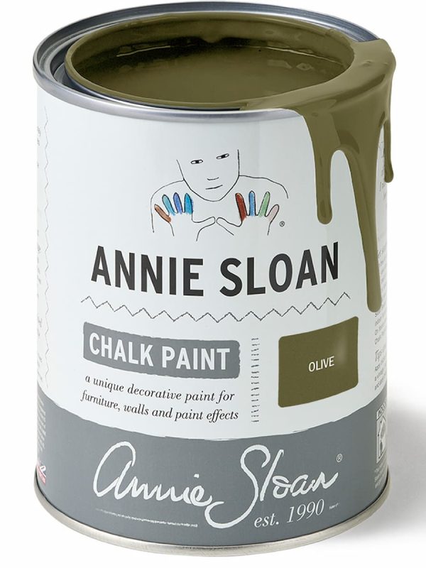 Annie Sloan Olive πράσινο χακί χρώμα κιμωλίας
