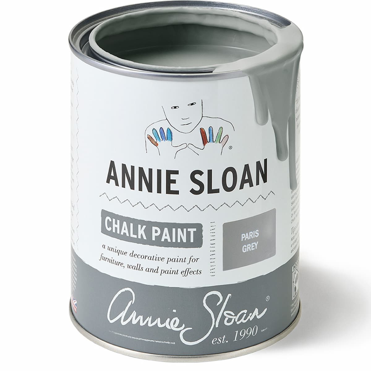 Annie Sloan Paris Grey – Απαλό γαλλικό γκρι χρώμα κιμωλίας