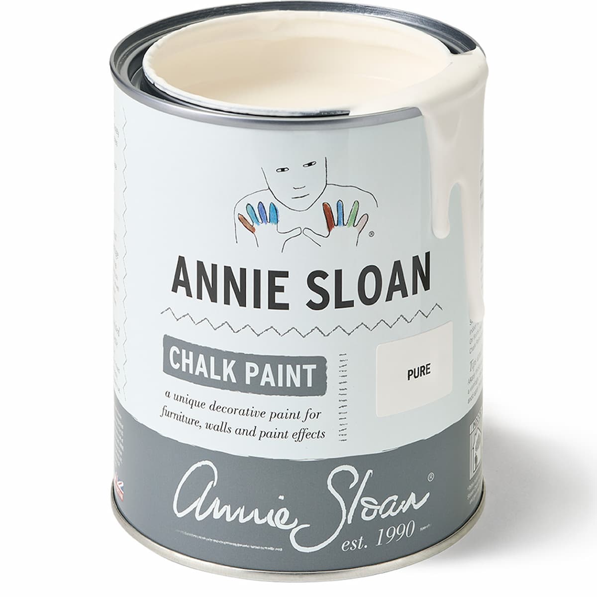 Annie Sloan Pure – Καθαρό λευκό χρώμα κιμωλίας