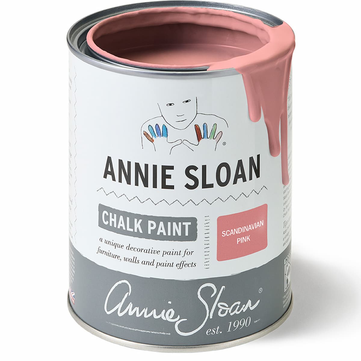 Annie Sloan Scandinavian Pink – Γήινο ροζ χρώμα κιμωλίας