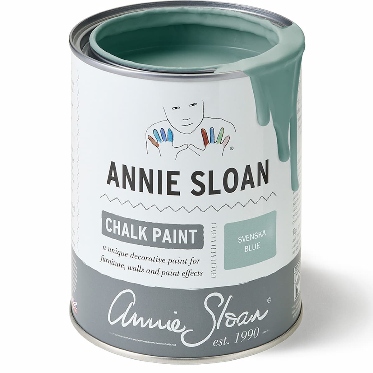 Annie Sloan Svenska Blue – Σκανδιναβικό γαλάζιο χρώμα κιμωλίας