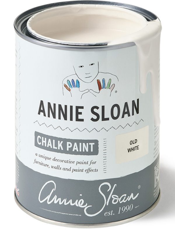 Κουτί Annie Sloan Old White χρώμα κιμωλίας για έπιπλα