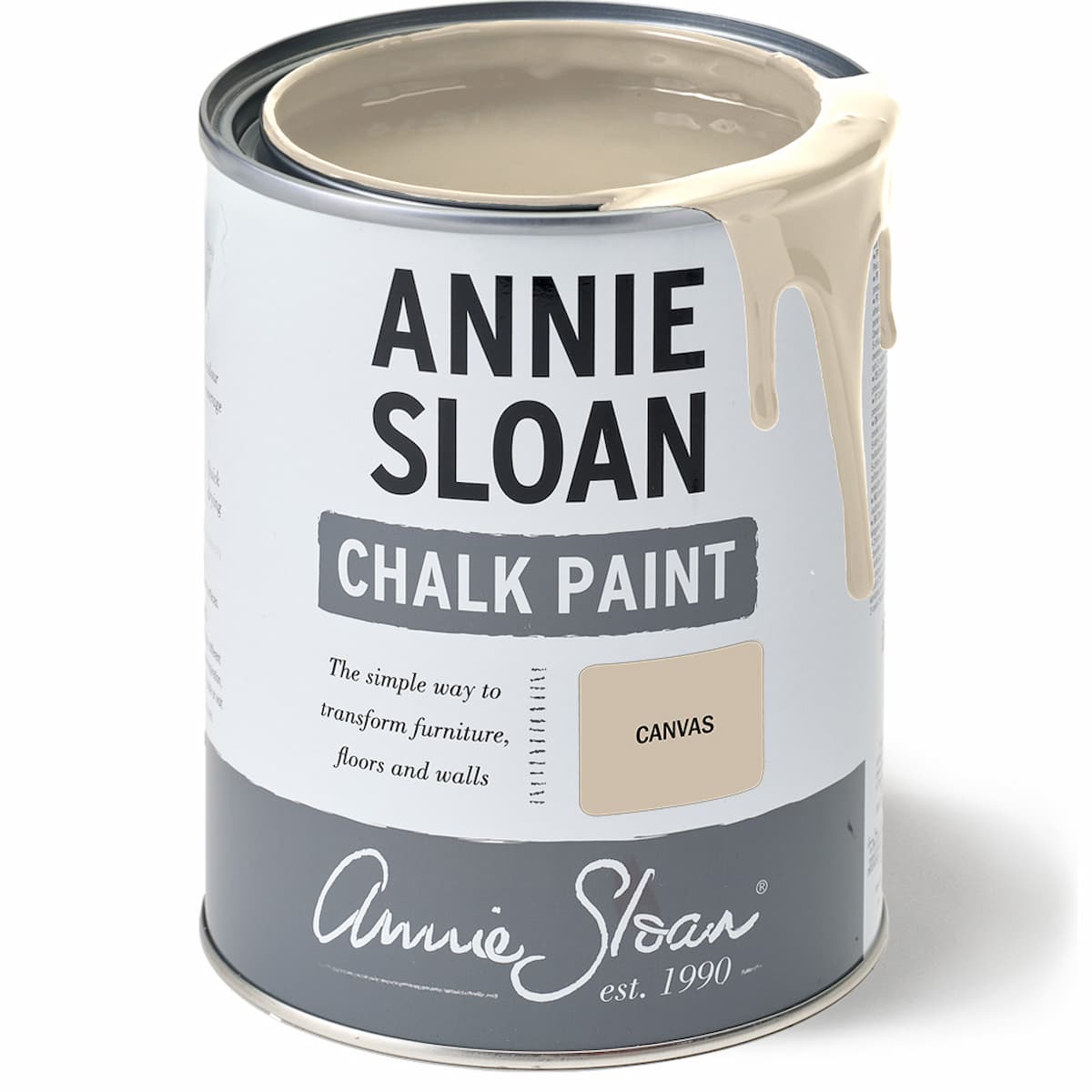 Annie Sloan Canvas χρώμα κιμωλίας σε κουτί 1 λίτρου