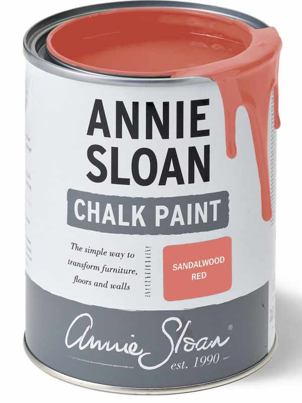Annie Sloan Sandalwood Red Chalk Paint ζωηρό κοραλλί